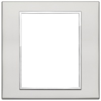 RAMA ORNAMENT 8(4+4) MODULE ALUMINIUM SILVER EIKON EVO - RAMA ORNAMENT 8(4+4) MODULE ALUMINIUM SILVER EIKON EVO