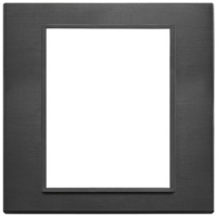 RAMA ORNAMENT 8(4+4) MODULE ALUMINIUM TOTAL BLACK EIKON EVO - RAMA ORNAMENT 8(4+4) MODULE ALUMINIUM TOTAL BLACK EIKON EVO