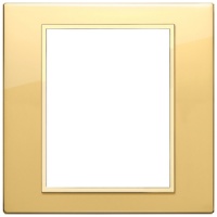 RAMA ORNAMENT 8(4+4) MODULE ALUMINIUM POLISHED GOLD EIKON EVO - RAMA ORNAMENT 8(4+4) MODULE ALUMINIUM POLISHED GOLD EIKON EVO