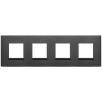 RAMA ORNAMENT 8(2+2+2+2) MODULE TOTAL BLACK EIKON EVO - RAMA ORNAMENT 8(2+2+2+2) MODULE TOTAL BLACK EIKON EVO
