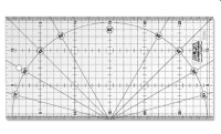 RIGLA GRADATA MQR 15X30CM - PATCHWORK - RIGLA GRADATA MQR 15X30CM - PATCHWORK