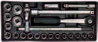 24TCCTS  MODUL CU CAPETE CHEI TUBULARE SI ACCESORII SH 1/2" - 24TCCTS  MODUL CU CAPETE CHEI TUBULARE SI ACCESORII SH 1/2"