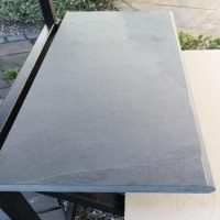 ARDEZIE NERO NATUR + BASTON 1L 60 X 40 X 3 CM  - ARDEZIE NERO NATUR + BASTON 1L 60 X 40 X 3 CM 