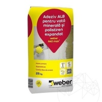 ADEZIV ALB PENTRU VATA MINERALA SI POLISTIREN EXPANDAT - WEBER R40 MAXϿ - ADEZIV ALB PENTRU VATA MINERALA SI POLISTIREN EXPANDAT - WEBER R40 MAXϿ