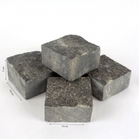 PIATRA CUBICA GRANIT ANTRACIT FATETATA 4 LATERALE 10 X 10 X 5 CM - PIATRA CUBICA GRANIT ANTRACIT FATETATA 4 LATERALE 10 X 10 X 5 CM