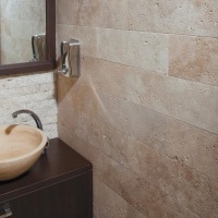 TRAVERTIN CLASSIC CROSS CUT BRUSHED 10X30X1.2CM - TRAVERTIN CLASSIC CROSS CUT BRUSHED 10X30X1.2CM