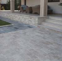 TRAVERTIN CLASSIC PAVAJ EXTERIOR BRUSHED AND CHISELED EDGE 15X30.5X3CM - TRAVERTIN CLASSIC PAVAJ EXTERIOR BRUSHED AND CHISELED EDGE 15X30.5X3CM