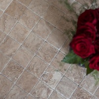 TRAVERTIN NOCE TUMBLED 10X10X1CM - TRAVERTIN NOCE TUMBLED 10X10X1CM