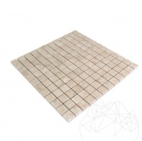 MOZAIC MARMURA LIGHT BEIGE POLISATA 2.3 X 2.3 CM - MOZAIC MARMURA LIGHT BEIGE POLISATA 2.3 X 2.3 CM