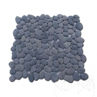 MOZAIC PEBBLE BLACK MAT - MOZAIC PEBBLE BLACK MAT