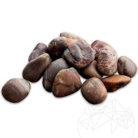 PEBBLE BROWN POLISHED SAC 20KG - PEBBLE BROWN POLISHED SAC 20KG
