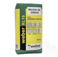 MORTAR DE ZIDARIE WEBER KL15 - MORTAR DE ZIDARIE WEBER KL15