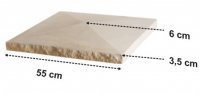 CAPAC STALP GARD ROMA - 55X55X5 CM - CAPAC STALP GARD ROMA - 55X55X5 CM