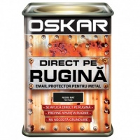 VOPSEA OSKAR DIRECT PE RUGINA NEGRU MAT FIER FORJAT 0.5L - VOPSEA OSKAR DIRECT PE RUGINA NEGRU MAT FIER FORJAT 0.5L