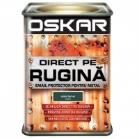 VOPSEA OSKAR DIRECT PE RUGINA VERDE INCHIS LUCIOS 0.5L - VOPSEA OSKAR DIRECT PE RUGINA VERDE INCHIS LUCIOS 0.5L