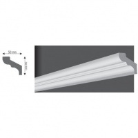 BAGHETA DECORATIVA POLISTIREN F50 50X40MM - BAGHETA DECORATIVA POLISTIREN F50 50X40MM