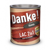 LAC COLORAT PENTRU LEMN DANKE 2 IN 1 ABANOS 0.75L - LAC COLORAT PENTRU LEMN DANKE 2 IN 1 ABANOS 0.75L