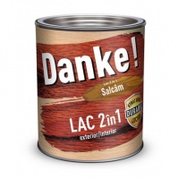 LAC COLORAT PENTRU LEMN DANKE 2 IN 1 SALCAM 0.75L - LAC COLORAT PENTRU LEMN DANKE 2 IN 1 SALCAM 0.75L