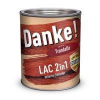 LAC COLORAT PENTRU LEMN DANKE 2 IN 1 TRANDAFIR 0.75L - LAC COLORAT PENTRU LEMN DANKE 2 IN 1 TRANDAFIR 0.75L