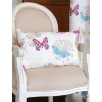 PERNA DECORATIVA BUTTERFLY ALBA CU FLUTURI 30X50CM - PERNA DECORATIVA BUTTERFLY ALBA CU FLUTURI 30X50CM