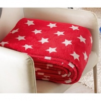 PATURA ROSIE STARS CU STELUTE ALBE - PATURA ROSIE STARS CU STELUTE ALBE