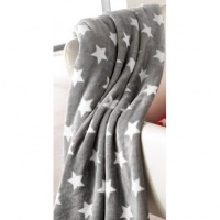 PATURA GRI STARS CU STELUTE ALBE - PATURA GRI STARS CU STELUTE ALBE