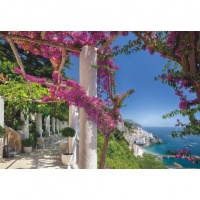 FOTOTAPET TERASA DIN AMALFI - FOTOTAPET TERASA DIN AMALFI
