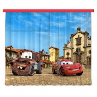 PERDELE COPII FULGER MCQUEEN SI BUCSA - PERDELE COPII FULGER MCQUEEN SI BUCSA