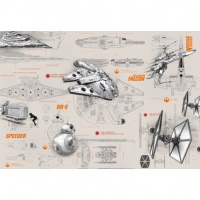 FOTOTAPET STAR WARS NAVE INTERGALACTICE - FOTOTAPET STAR WARS NAVE INTERGALACTICE