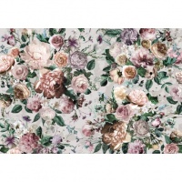 FOTOTAPET FLORAL TRANDAFIRI RETRO - FOTOTAPET FLORAL TRANDAFIRI RETRO