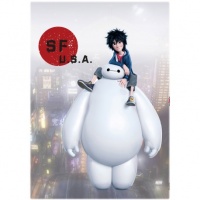 STICKER PERETE BAYMAX - STICKER PERETE BAYMAX