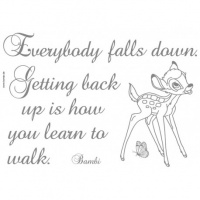 STICKERE PERETE BAMBI - GETTING BACK UP - STICKERE PERETE BAMBI - GETTING BACK UP