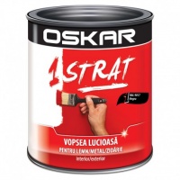 EMAIL METAL SI LEMN RAL 9017 OSKAR 1 STRAT NEGRU 2.5L - EMAIL METAL SI LEMN RAL 9017 OSKAR 1 STRAT NEGRU 2.5L