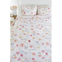 LENJERIE DE PAT CU TRANDAFIRI SHABBY CHIC - LENJERIE DE PAT CU TRANDAFIRI SHABBY CHIC