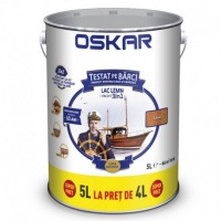 LAC PENTRU LEMN OSKAR YACHT 3 IN 1 CASTAN 5L - LAC PENTRU LEMN OSKAR YACHT 3 IN 1 CASTAN 5L