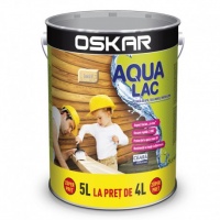 OSKAR AQUA LAC PENTRU LEMN INCOLOR 5L - OSKAR AQUA LAC PENTRU LEMN INCOLOR 5L