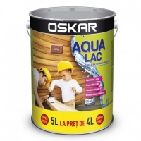 OSKAR AQUA LAC PENTRU LEMN CASTAN 5L - OSKAR AQUA LAC PENTRU LEMN CASTAN 5L