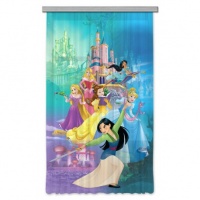 PERDEA DISNEY CU PRINTESE - PERDEA DISNEY CU PRINTESE