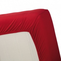 CEARCEAF DE PAT ROSU JERSEY 160X200 CM - CEARCEAF DE PAT ROSU JERSEY 160X200 CM