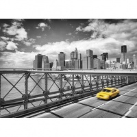 FOTOTAPET TAXI PE PODUL BROOKLYN - FOTOTAPET TAXI PE PODUL BROOKLYN