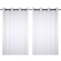 PERDELE ALBE CALISTE - SET 2 BUCATI - PERDELE ALBE CALISTE - SET 2 BUCATI