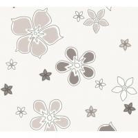 TAPET MODERN FLORI GRI - TAPET MODERN FLORI GRI