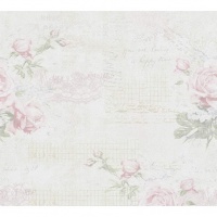 TAPET SHABBY CHIC CU TRANDAFIRI ROZ - TAPET SHABBY CHIC CU TRANDAFIRI ROZ
