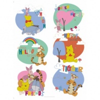 STICKERE WINNIE THE POOH SI PRIETENII PENTRU PERETE CAMERA COPII - STICKERE WINNIE THE POOH SI PRIETENII PENTRU PERETE CAMERA COPII