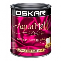 VOPSEA ACRILICA OSKAR AQUA MATT ALB CONTEMPORAN 0.6L - VOPSEA ACRILICA OSKAR AQUA MATT ALB CONTEMPORAN 0.6L