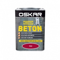 VOPSEA OSKAR DIRECT PE BETON ROSU 0.75L - VOPSEA OSKAR DIRECT PE BETON ROSU 0.75L