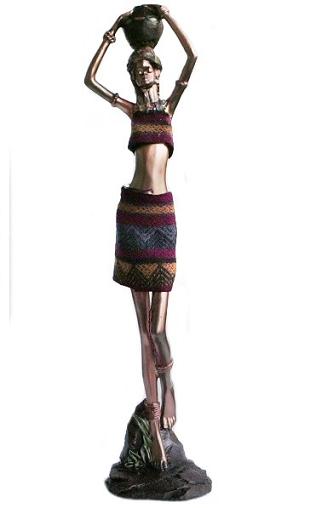 STATUETA-FETITA AFRICANA