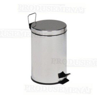 COS GUNOI CU PEDALA DE INOX 12 LITRI