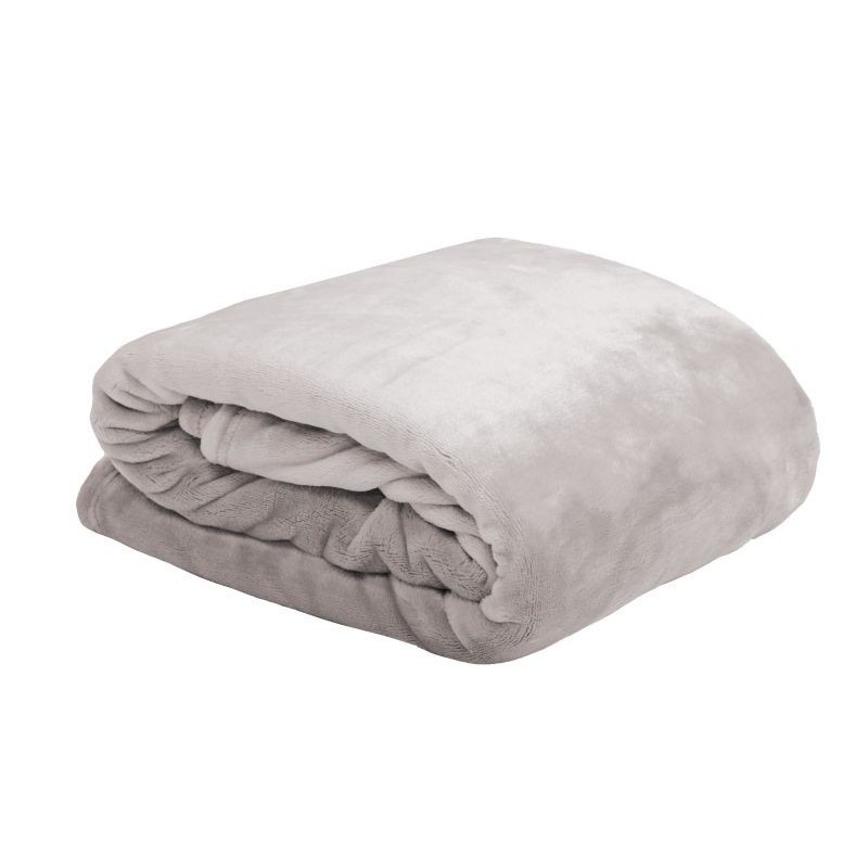 PATURA FLEECE PUFOASA DOUDOU – CULOARE GRI