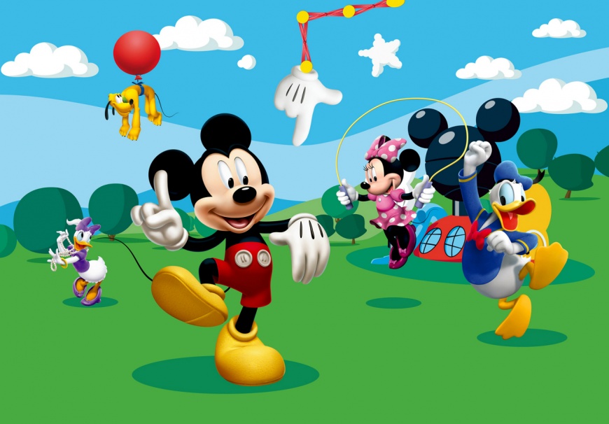 FOTOTAPET MICKEY MOUSE SI PRIETENII